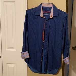 NWT Robert Graham Men’s Button Down Shirt